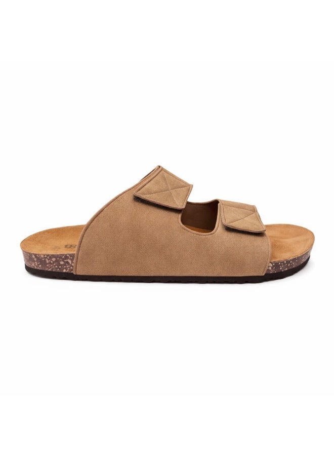 Stylish men's slippers with a modern and comfortable design – genuine leather and non-slip orthopedic sole, available in various sizes and colors. - Image 3